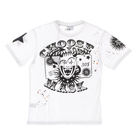 Choose Your Mask Heren T-Shirt Tee Wit