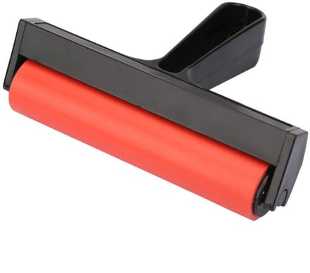 Dailygoods- Rubber Brayer 15 cm - Kunst Roller Penseel - Stempelen Tool - Printmaking Roller - Duurzaam Rubber - Eenvoudig in Gebruik - Kunstroller
