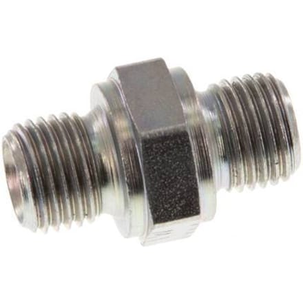 G 1/4'' Verzinkt Stalen Borstnippel 400 Bar - Hydrauliek [5 Stuks]