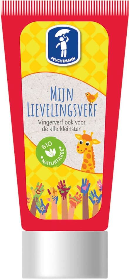 Mijn Lievelingsverf, Vingerverf Rood 75 g