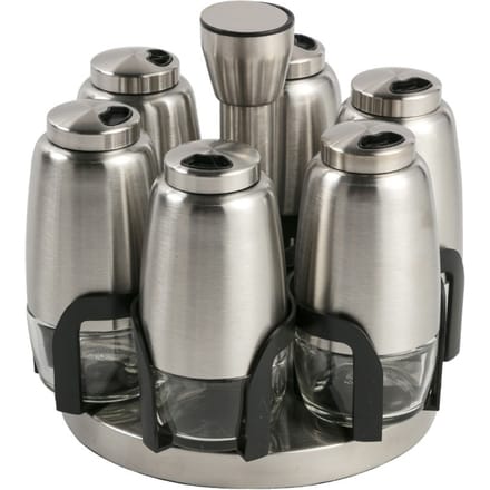 Baytex Kruidenrek Draaibaar Spice Bottle - 6 Kruidenpotjes