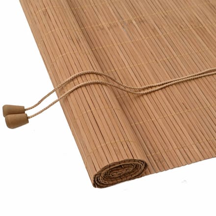 vidaXL - Rolgordijn - Bruin - 150 - x - 220 - cm - Bamboe