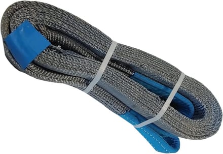 Hefband - Hijstouw Lussen - Lasten Verplaatsen - Hoge Veiligheidsfactor - 4 Ton 2 Meter - Grijs