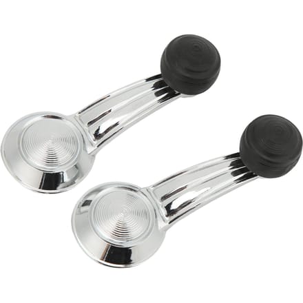 2 stuks Deur Raam Slinger Handgreep Metaal Chroom Vervanging voor Cadillac Cimarron Eldorado white