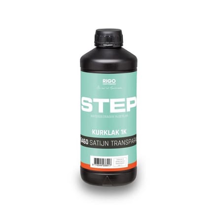 STEP Kurklak 1K Satijn Transparant #6460 - 1 liter
