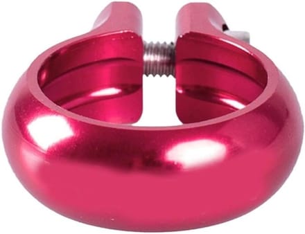 Zadelpenklem - Loopfiets Onderdeel - Fiets Veiligheid - Aluminium Legering - 222 mm - Rozerood