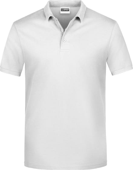 James And Nicholson Heren Basis Polo Shirt (Wit)