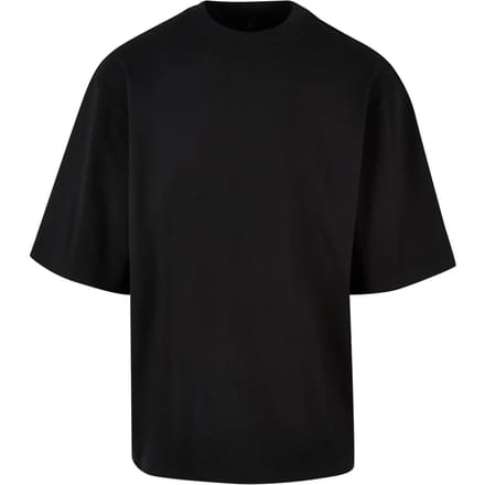 Build Your Brand - Oversized Sleeve T-Shirt - Black maat S
