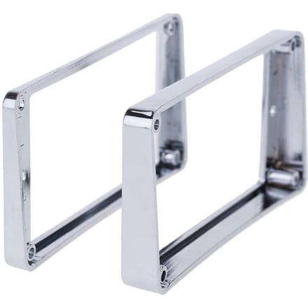 Verchroomd Plastic Gitaar Pickup Frame Montage Ring voor LP Gitaar Zilver zilver