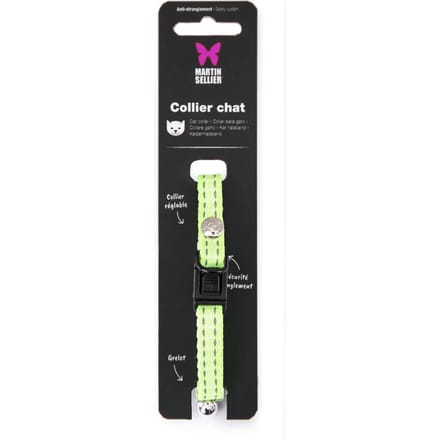 Kattenhalsband nylon Martin Sellier Safety