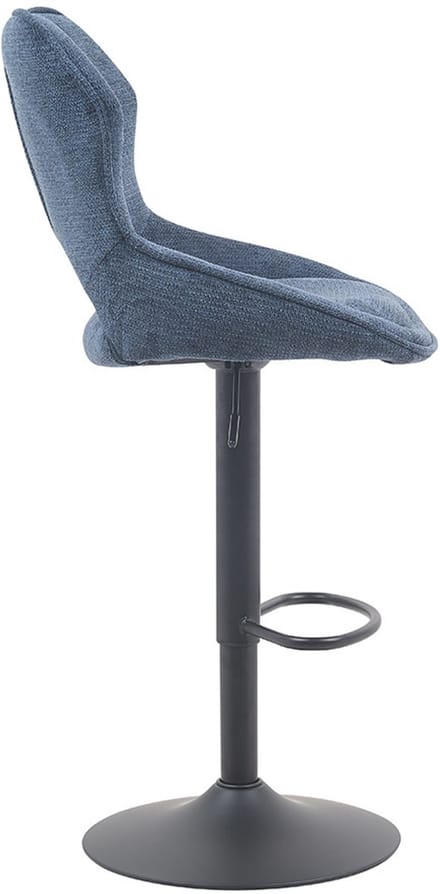 Barstoel Mori Blauw – Verstelbare Zithoogte 65-86 cm – Draaibaar – Rousseau