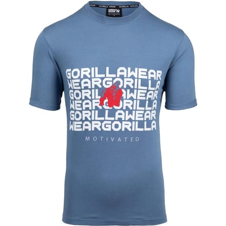Gorilla Wear Bradley T-shirt - Coronet Blauw - M