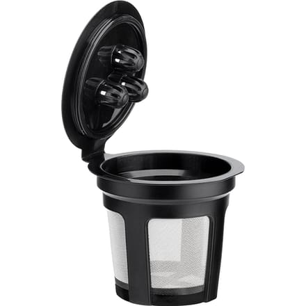 Herbruikbaar Koffiefilter Plastic 3 Gaten Lege Capsule Vervanging voor Dual Brew Machine black