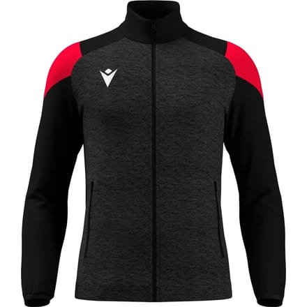 Macron Glory Vanir Top Full Zip Heren - Zwart / Rood | Maat: S