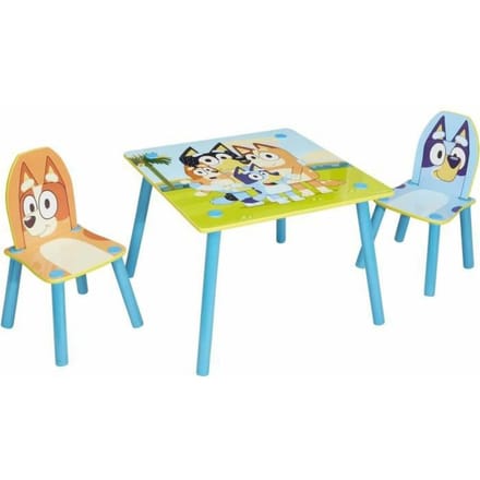 Bluey Kids Table and 2 Chairs Set