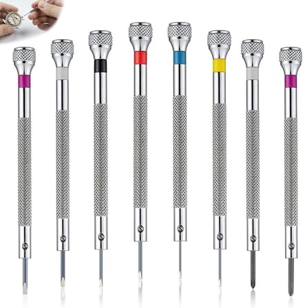 Set van 6 precisieschroevendraaiers met bits