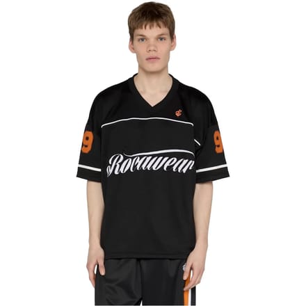Rocawear - Baller Heren Tshirt - S - Zwart/Oranje