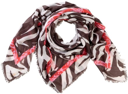 camel active Sjaal met all-over print - Maat womenswear-OS - Bruin