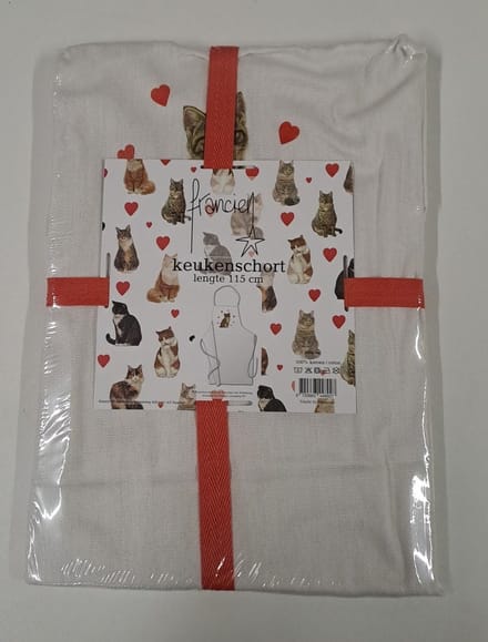Keukenschort Franciens Katten en Poezen 115 cm