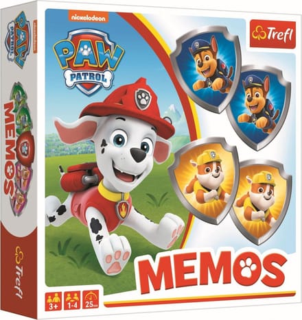 Paw Patrol memo 3+