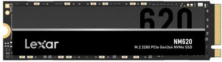 Lexar NM620 - Interne SSD - PCIe Gen3x4 - NVMe M.2 2280 - 512 GB