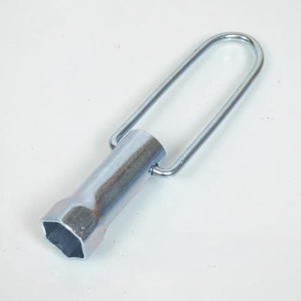 Clé à bougie de 21mm avec manche pliable pour moto cyclo scooter