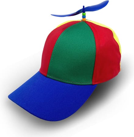 Propeller pet - helikopter cap - gekleurd