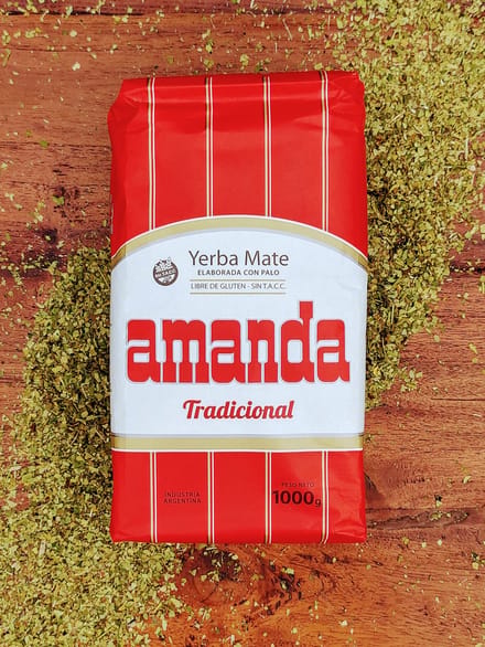 Yerba Mate Amanda Tradicional - Elaborada - 1kg -