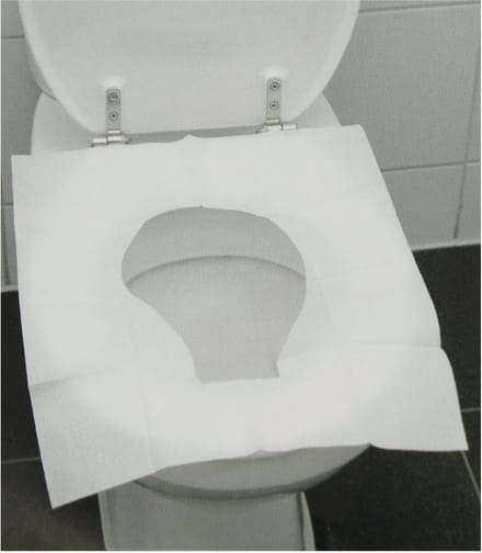 Toiletbril dekje doos van 10 stuks