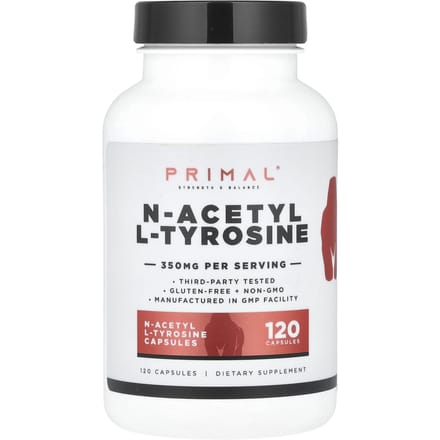 N-Acetyl L-Tyrosine, 350 mg, 120 Capsules