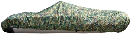 Rubberboothoes Afdekzeil 200D Camouflage - Afmeting: 320 tot 370 cm lang x 170 cm breed