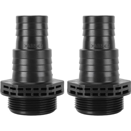 2 stuks Pompkoppelingen Geschikt voor SPS100 SPS75 SPS50 SPS25 32 38 mm ABS voor Zandpomp Zwembad Spa Vervangingsonderdelen Zwart gray