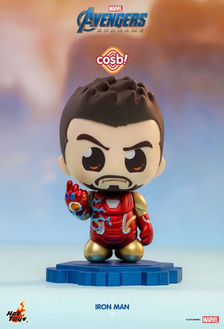Hot Toys Avengers: Endgame Cosbi Mini Figure Iron Man Mark 85 (Battle) 8 cm Mini-Figuur