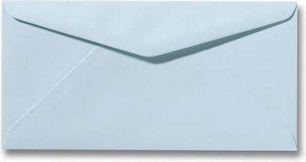 Envelop 11 x 22 cm Zachtblauw 60 stuks