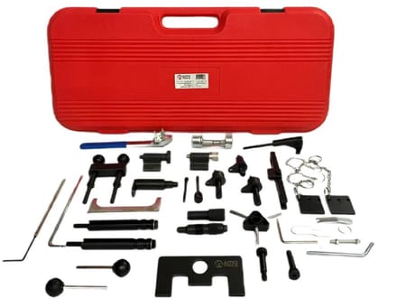AMD TOOLS - Timing Lock Set - Voor VAG motoren - Benzine en Diesel - 34 stuks