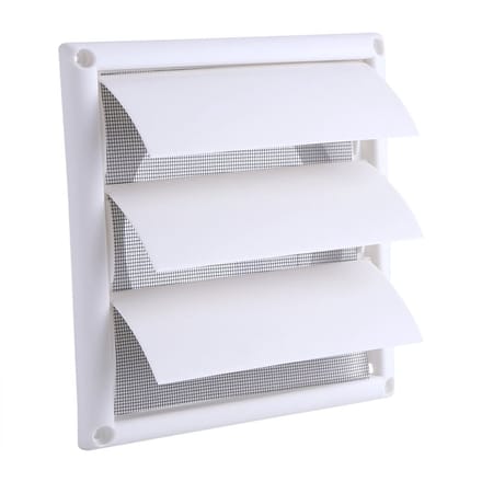 Dailygoods- Ventilatierooster Kunststof - Ventilatierooster Wit