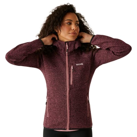 Regatta Dames Newhill Gevoerde Hoodie (Stofroze)