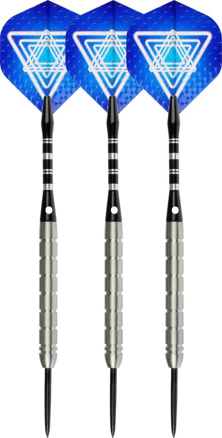 Faver Dartpijlenset 85% Tungsten - Complete Set - Blauw – 22 gram - 6 Flights