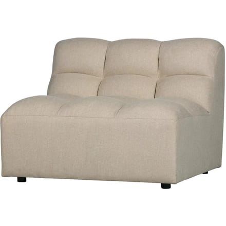 WOOOD Pepper Fauteuil - Stof - Zand - 79x100x92