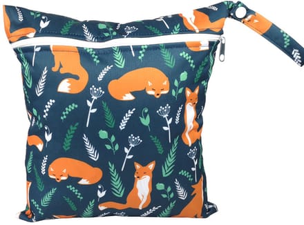 Strandtas met ritssluiting – Waterdichte strandtas – Luiertas – 28x30 cm –Vos K234