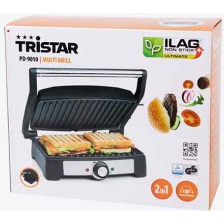 Multigrill 1500 Watt 27,8 x 17 anti-aanbak