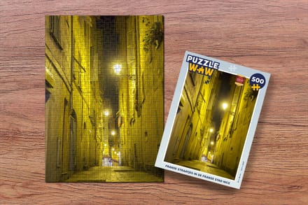 Puzzel Straat - Frankrijk - Nice - Legpuzzel - Puzzel 500 stukjes