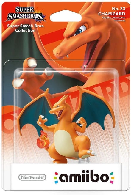Nintendo Amiibo Charizard no. 33 (Super Smash Bros. Collection)