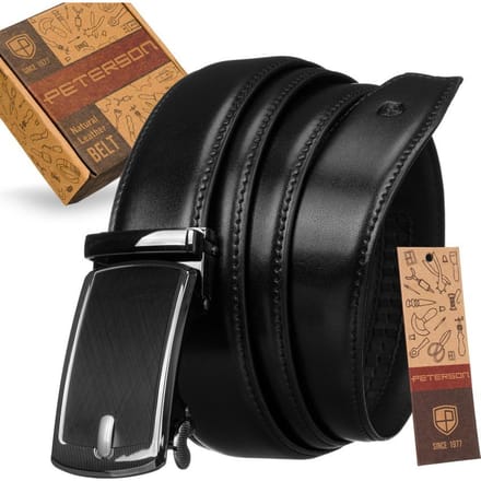 PU+lederen band 35 mm PTN AB35-105-02-PUL ZWART
