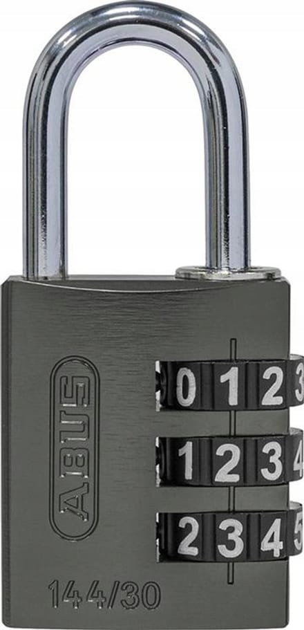 ABUS 144/30 Titaan Cijferslot - Robuuste Aluminium Behuizing