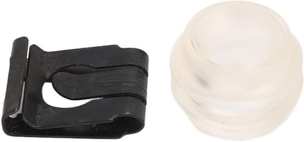 Schakelstangbus clipset - Versnellingspook houder - Soepel schakelen - Metaal rubber composiet - 2 stuks - Zwart