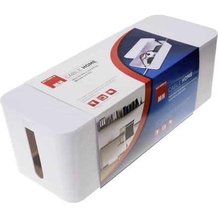 Max Hauri 126730 Kabelbox Wit (l x b x h) 40 x 15.5 x 13.5 cm 1 stuk(s)