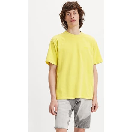 Levi's Basic T-shirt Yellow Size: M | Basic T-Shirts Outlet | Heren | Geel