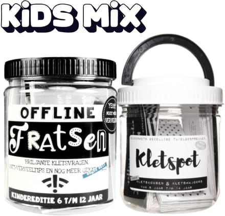 Kletspot Kids mix, Kletskaartjes en opdrachten