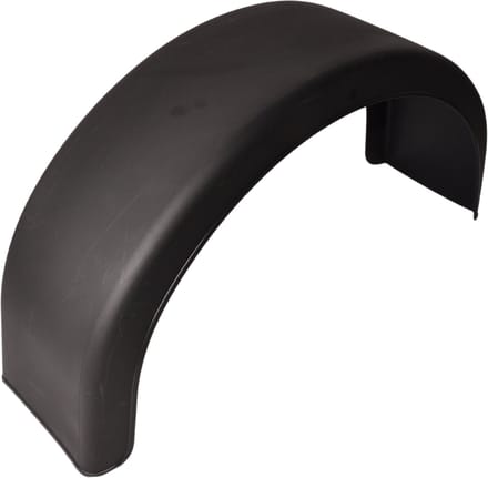 Spatbord 13 inch - 700x200x375 mm - beide zijdes rond